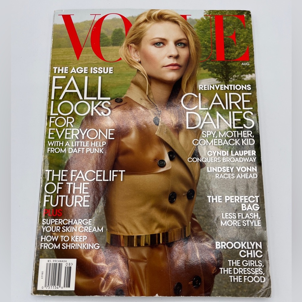 VOGUE Claire Danes August 2013